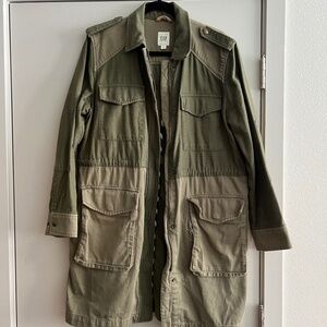 Green army coat